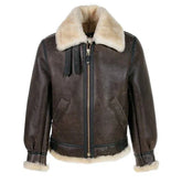Heritage B-3 Shearling Bomber state leather