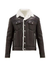 Men Streetstyle Shearling Jacket