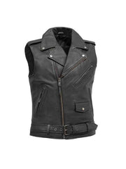 Men’s Biker Leather Vest