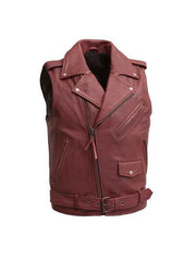 Men’s Biker Leather Vest