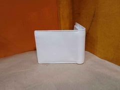 WHITE LEATHER WALLET