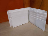 WHITE LEATHER WALLET