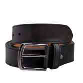 Men’s Black Leather Belt –52 State Leather