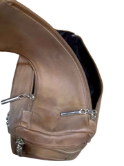 Brown Leather Toiletry Bag for Men & Women – State Leather