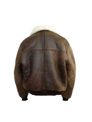 Shearling leather Bomber Jacket