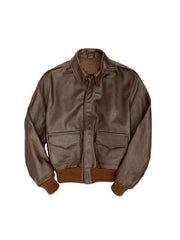 Men B3 Flying RAF Aviator Leather Jacket