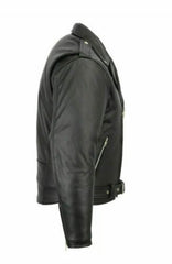 Black Leather Jacket - 52states Leather