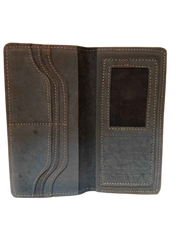 Men’s Genuine Leather Dual Chamber Long Wallet – State Leather