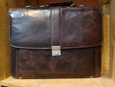 Men’s Leather Office Bag – Front View