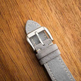 Suede Leather handmade watch strap, Quick-Release Watch Band