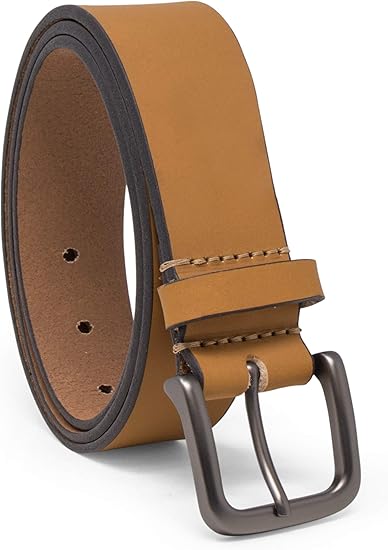 Classic Buckle Leather Belt