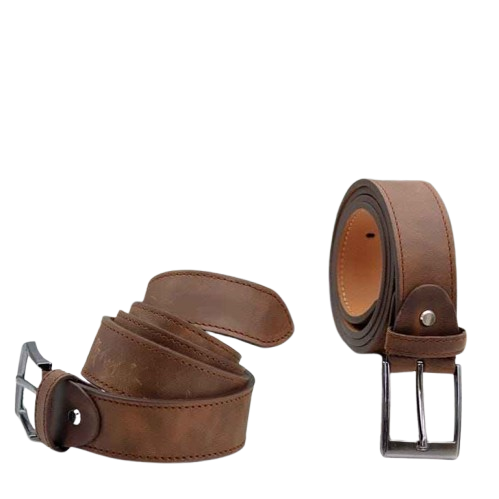 Men’s Leather Brown Belt – State Leather