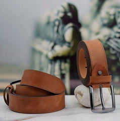 Men's Leather Belt Brown