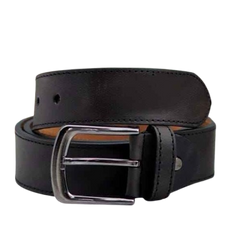 Men’s Black Leather Belt –52  State Leather