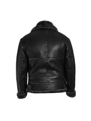 B3 RAF Aviator Pilot Flight WWII Shearling Bomber Jacket