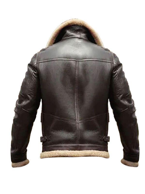 Leather Jacket Fur Coat Airforce Flight Jacket