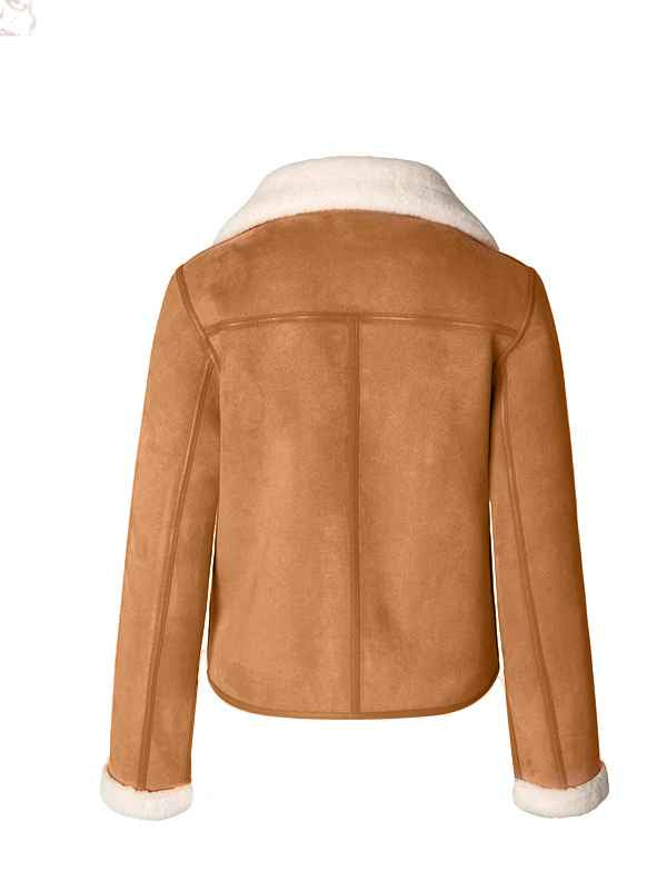 Womens Sheepskin Shearling Leather Jacket