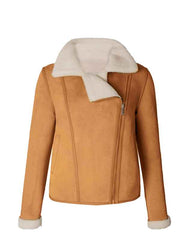 Womens Sheepskin Shearling Leather Jacket