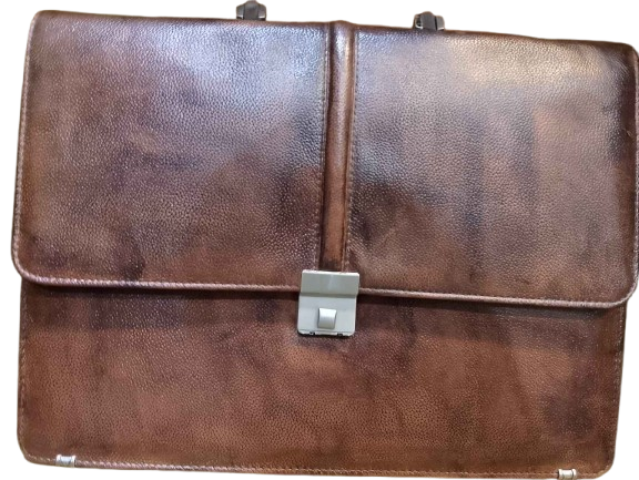 Men's Brown Leather Office Bag, Premium & Stylish Briefcase