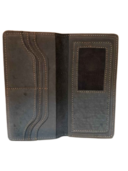 Men’s Genuine Leather Dual Chamber Long Wallet –  State Leather
