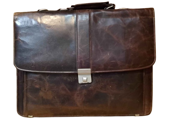Premium Leather Office Bag for Men – Ideal Laptop Briefcase