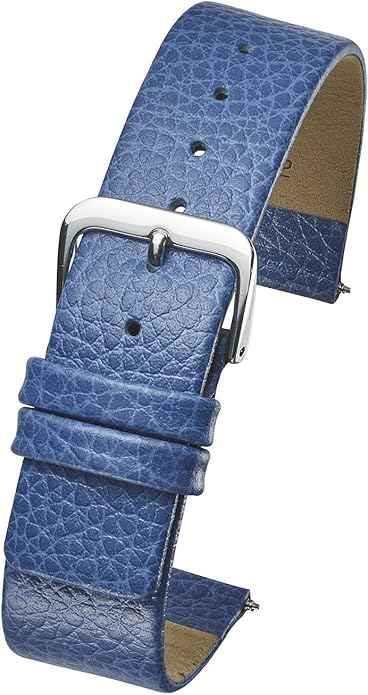 Genuine Leather Watch Band | Replacement Watch Band | Full Grain Leather Watch Band for Men | Smooth Leather Watch Strap | Compatible with Traditional & Smart Watches