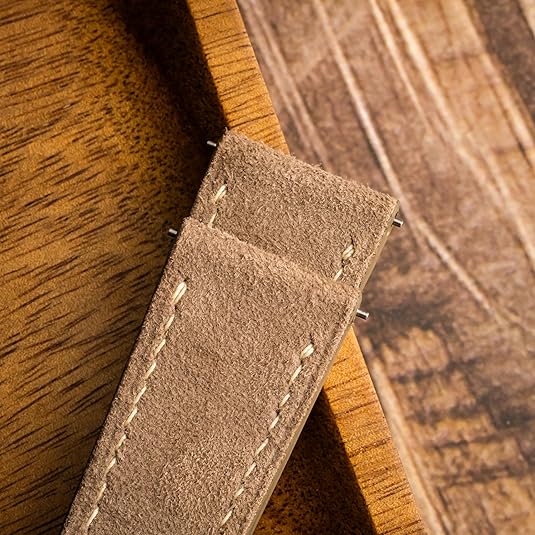 Suede Leather handmade Quick-Release Watch Band