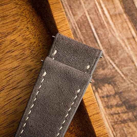 Suede Leather handmade Quick-Release Watch Band
