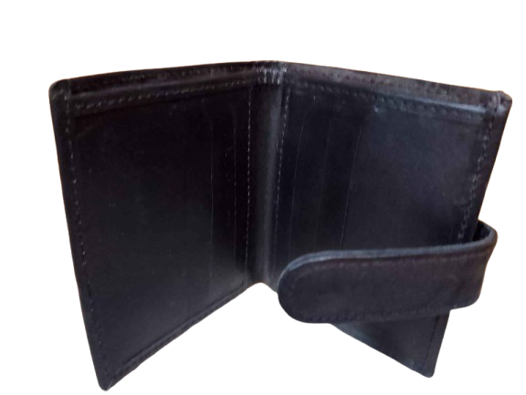 Women’s Black Leather Purse Wallet –  State Leather